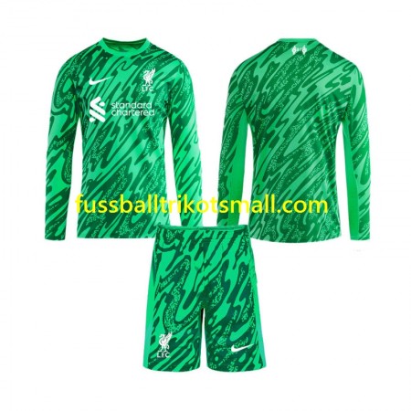 Fußballtrikots Liverpool Torwart Kinder 2024-2025 Langarm Auswärts-trikot kaufen